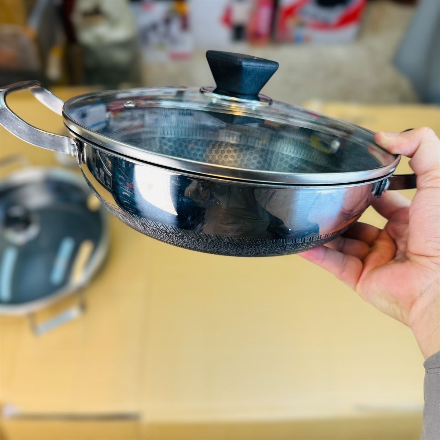 Honeycomb Coated Shallow Fry Pan Set