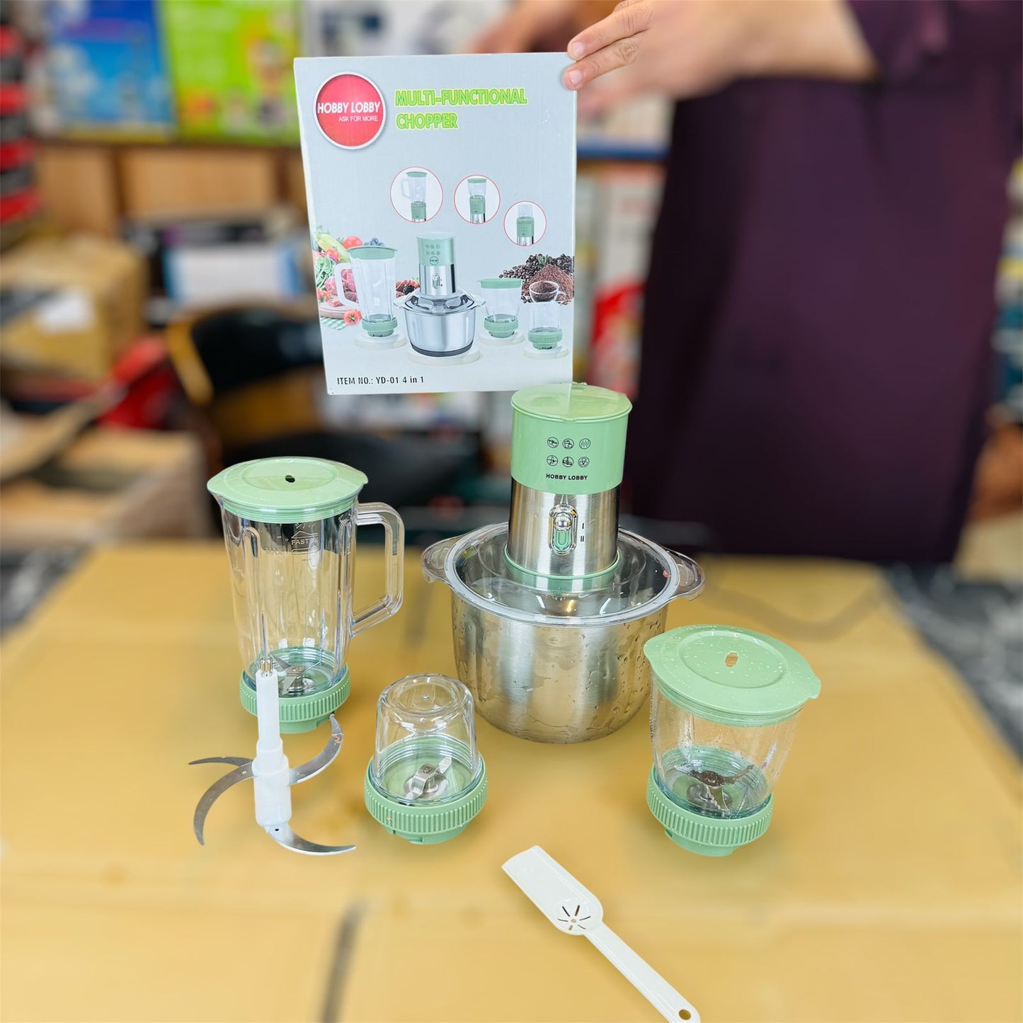 multifunction 4 in 1 food processer set