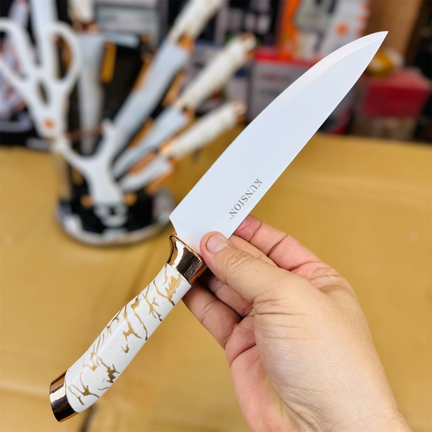 Kunsion Kitchen 9-piece knife set
