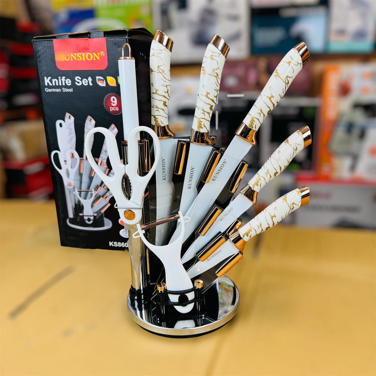 Kunsion Kitchen 9-piece knife set