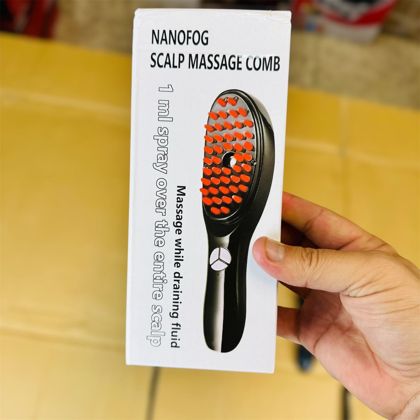 Rechargeable Scalp Massager with Steam