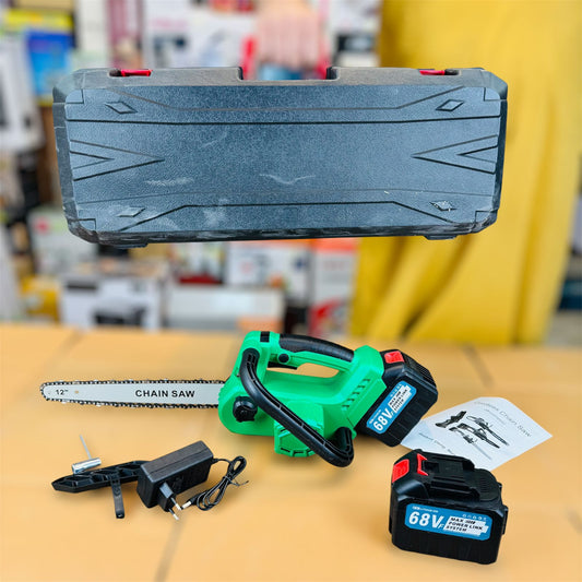 Rechargeable Cordless Chainsaw 68V 12-Inch