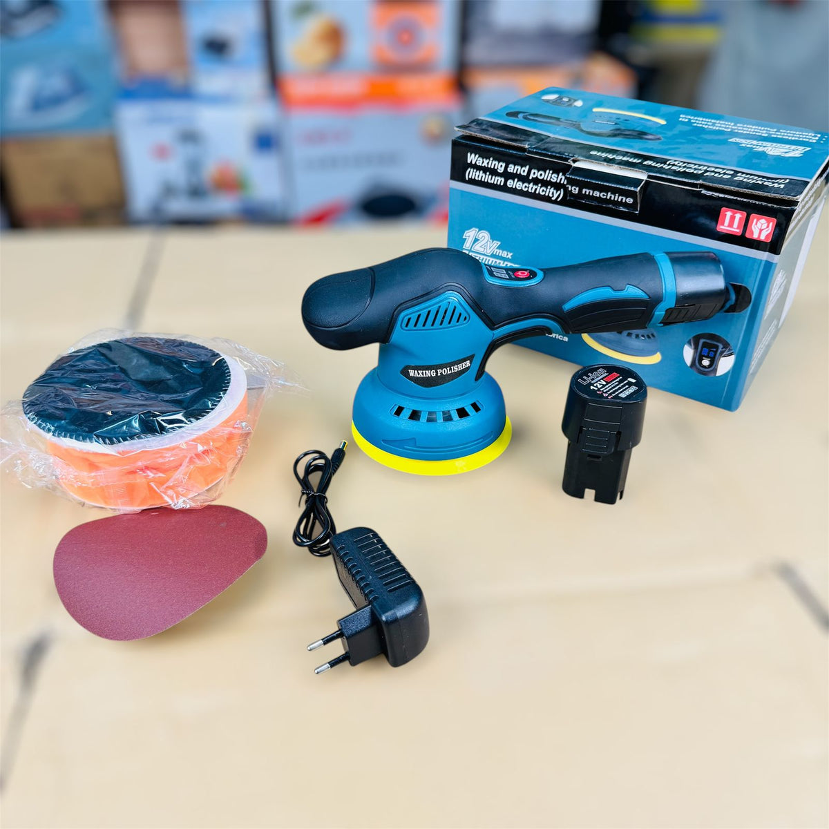 Rechargeable Motor Waxing & Polishing Machine