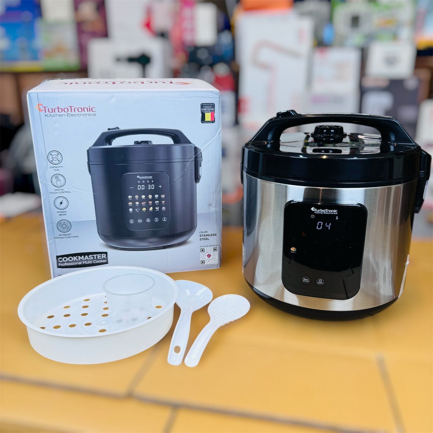 Turbo tronic 18 in 1 professional multi cooker