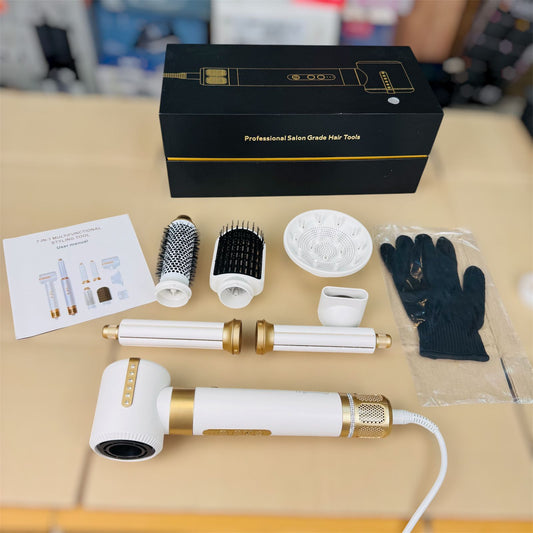 professional salon grade 7 in 1 hair dryer set ( styler )