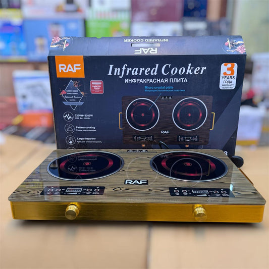 RAF Double Hot Plate infrared cooker 2200+2200W