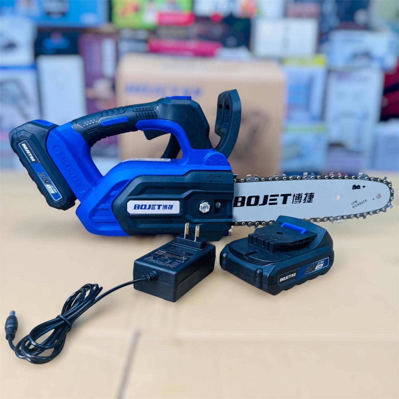 Bojet BJ-4372 12-Inch Cordless Chainsaw (2 Batteries)