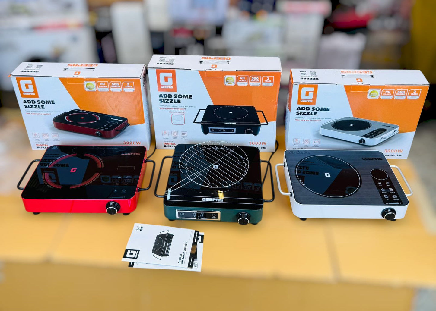 Geepas Digital hot plate Infrared Cooker