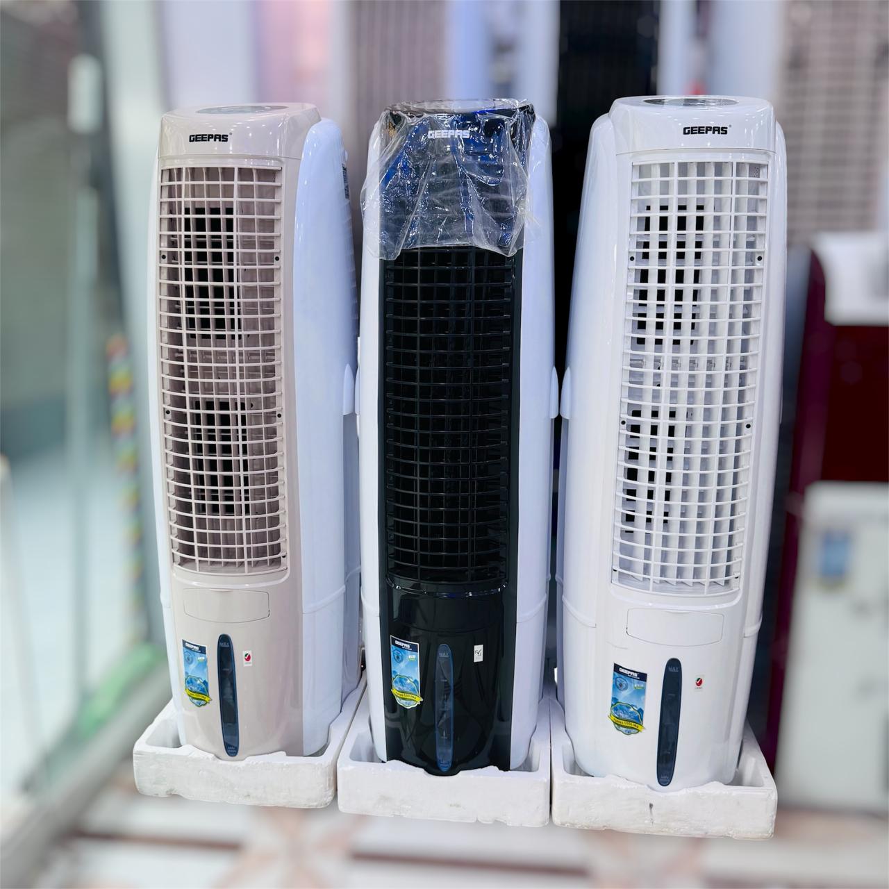 Geepas  Tower Air Cooler With Remote & LED Screen Control