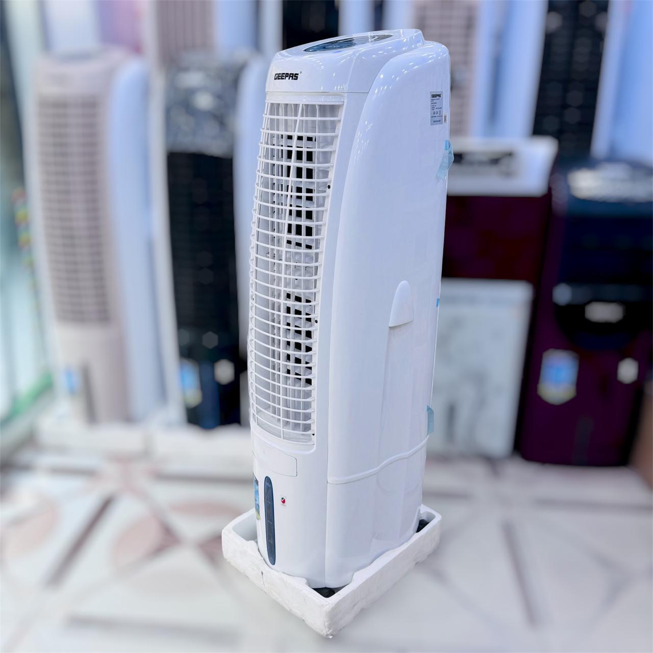 Geepas  Tower Air Cooler With Remote & LED Screen Control
