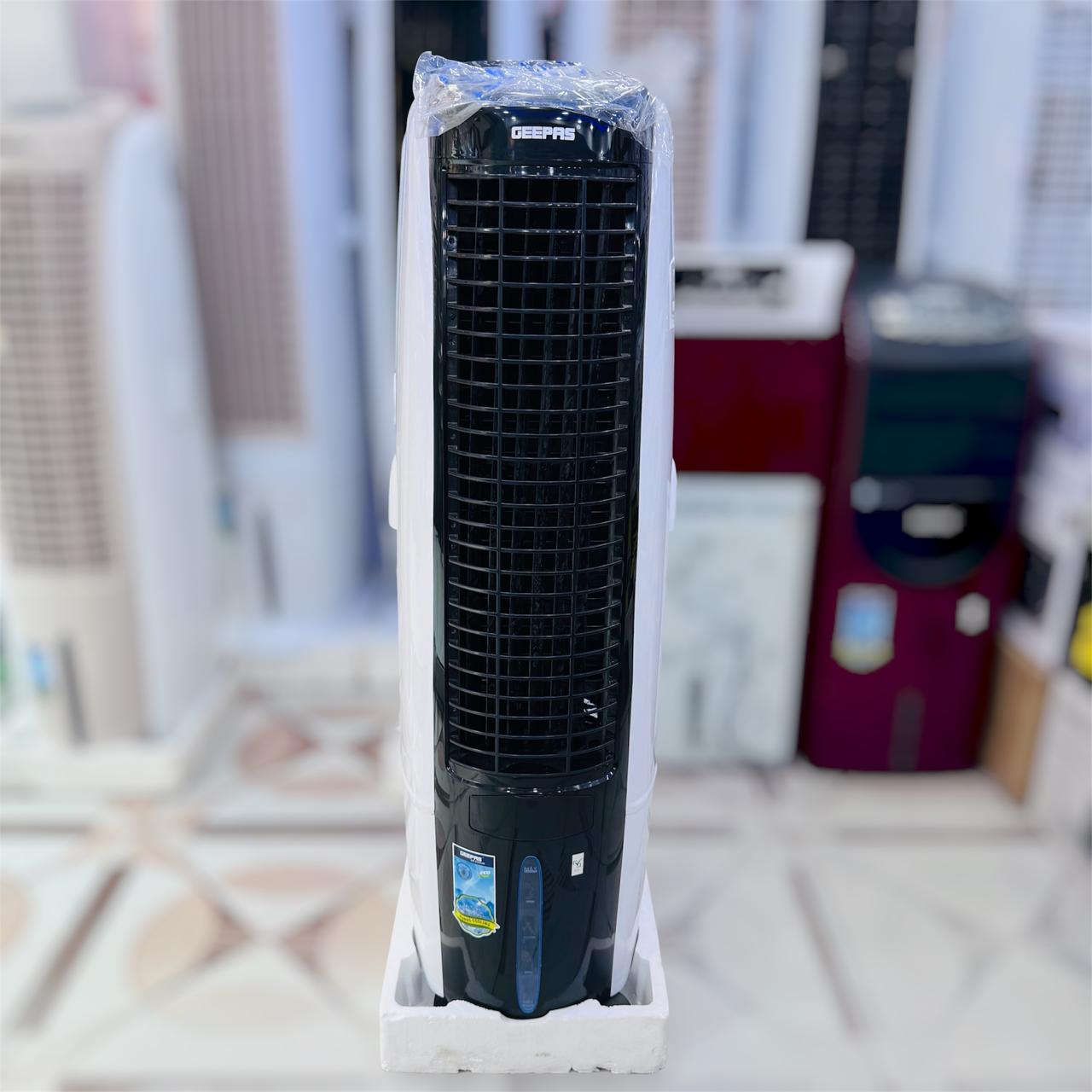Geepas  Tower Air Cooler With Remote & LED Screen Control