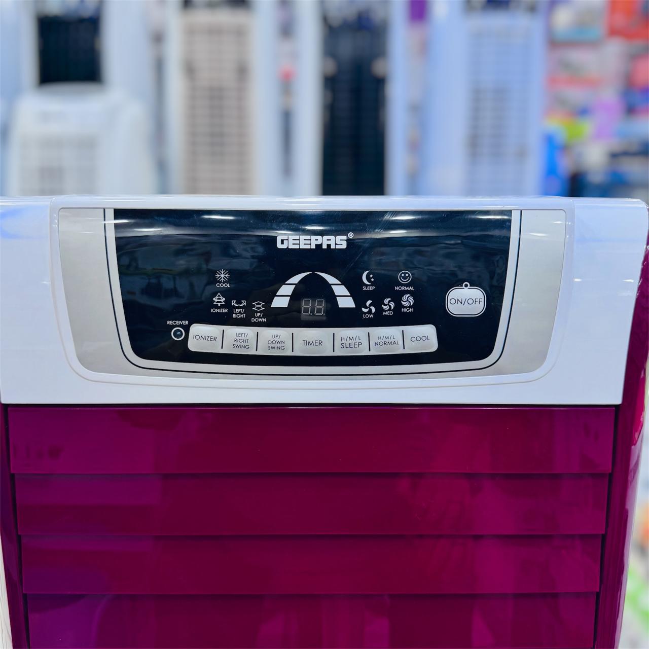 Geepas  Tower Air Cooler With Remote & LED Screen Control