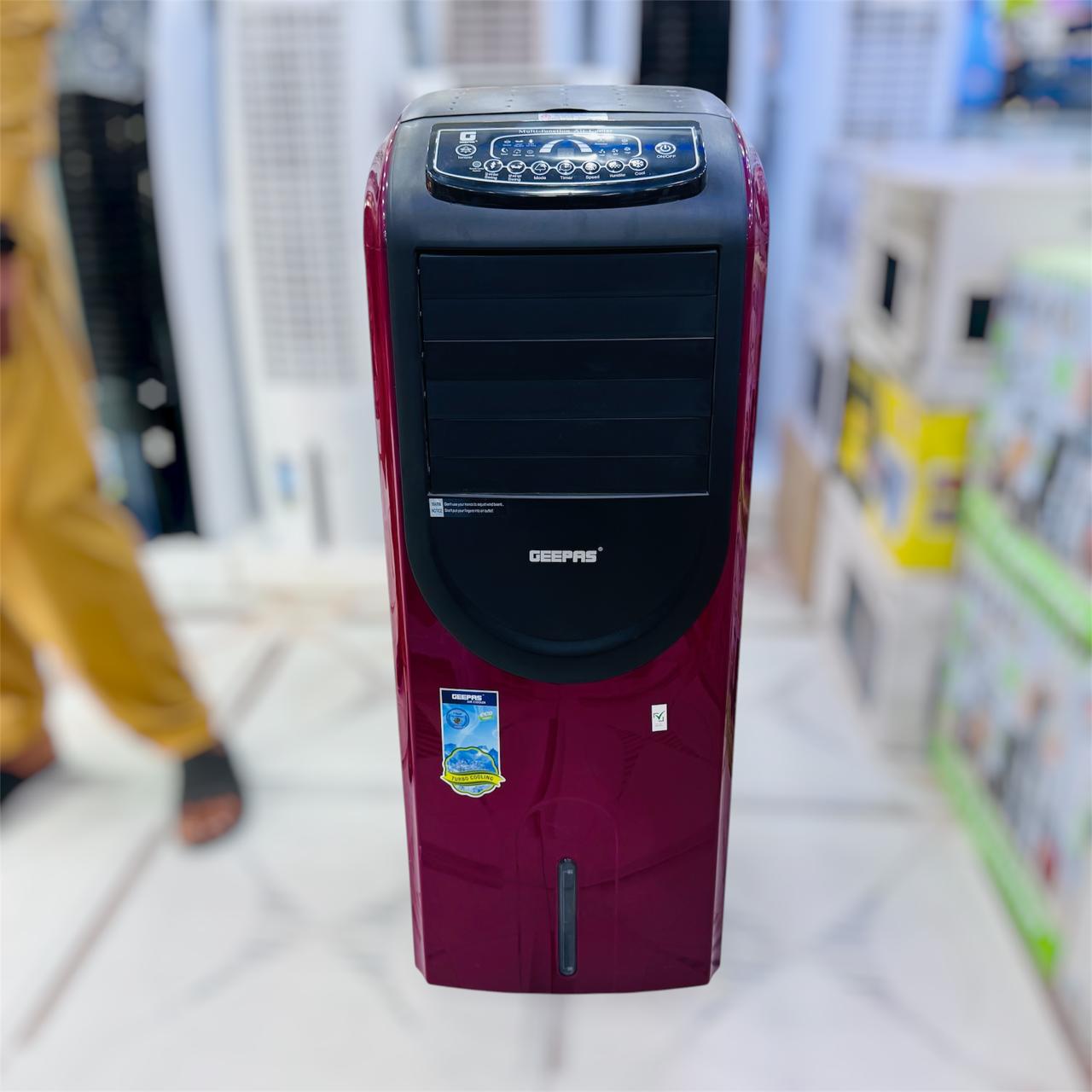 Geepas  Tower Air Cooler With Remote & LED Screen Control