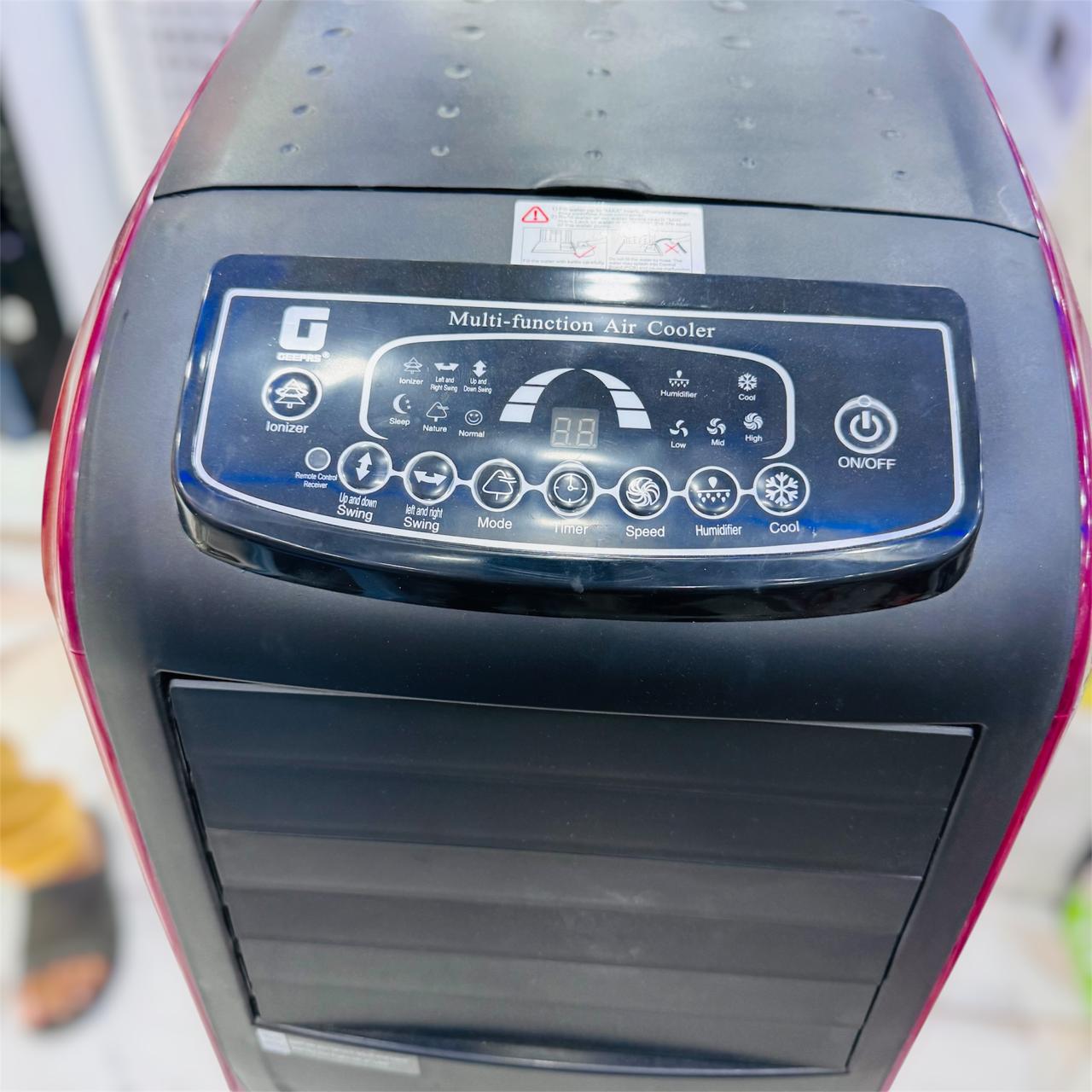 Geepas  Tower Air Cooler With Remote & LED Screen Control