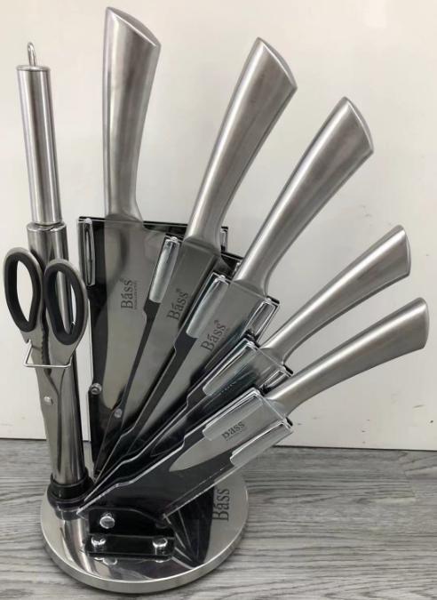 Bass 8pcs kitchen knife set [ Random color]