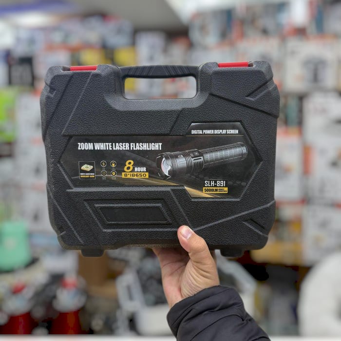 Bazoka White Laser Flashlight Torch SLH-891