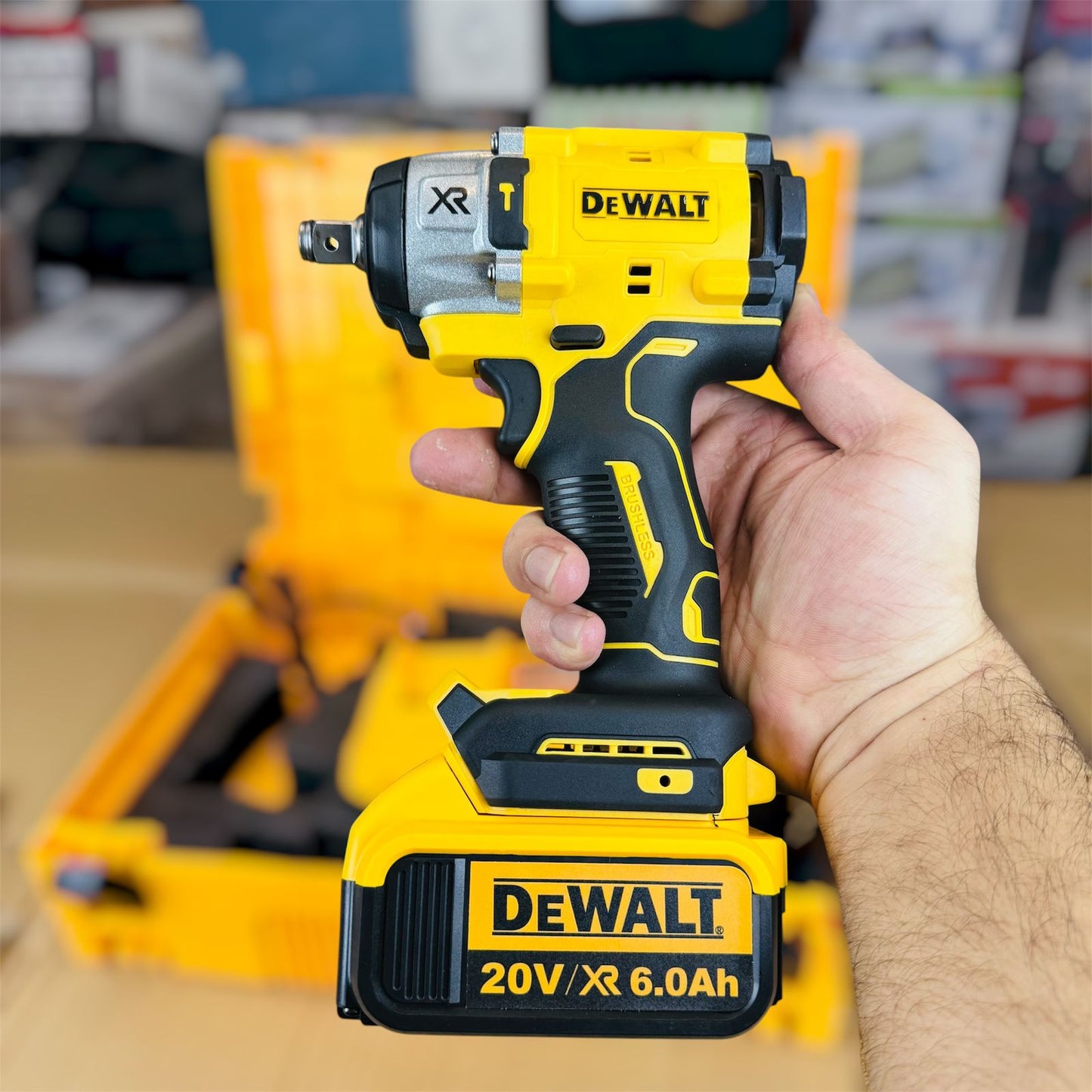 Dewalt 2 in 1 drill & impact wench with tools ( made in CZECH REPULIC )