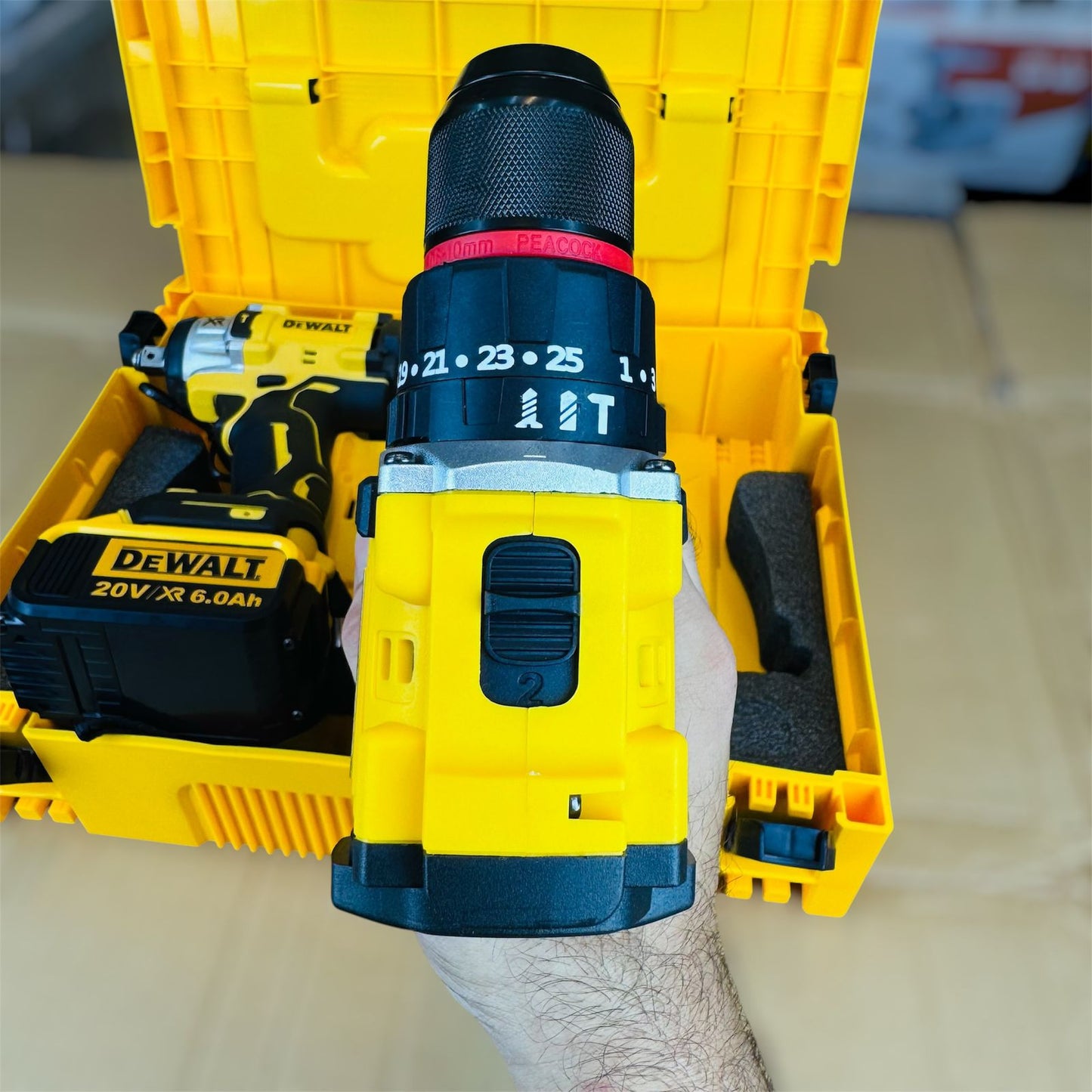 Dewalt 2 in 1 drill & impact wench with tools ( made in CZECH REPULIC )
