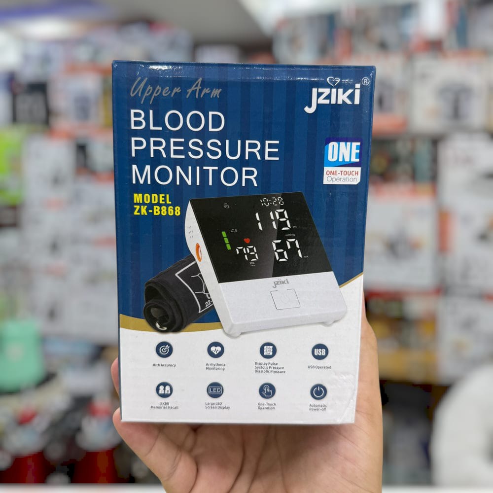 Upper Arm Blood Pressure Monitor with Voice Control