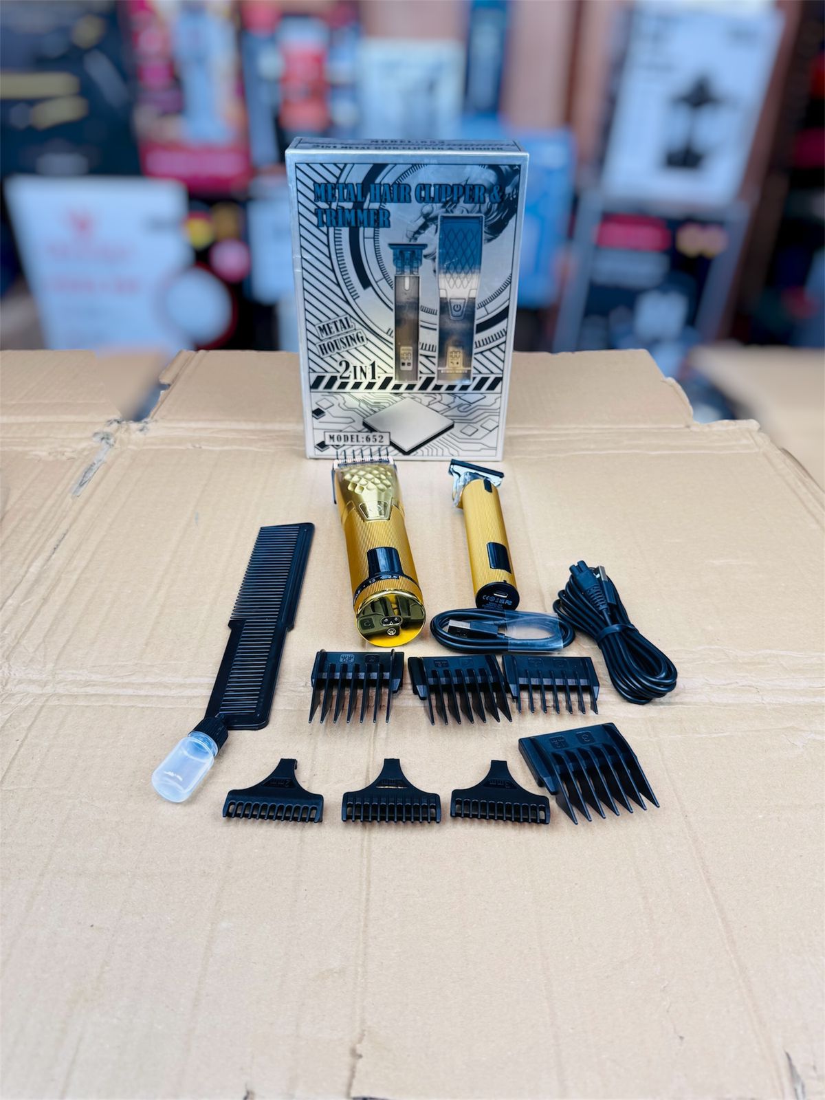 METAL 2 in 1 hair clipper & trimmer M652