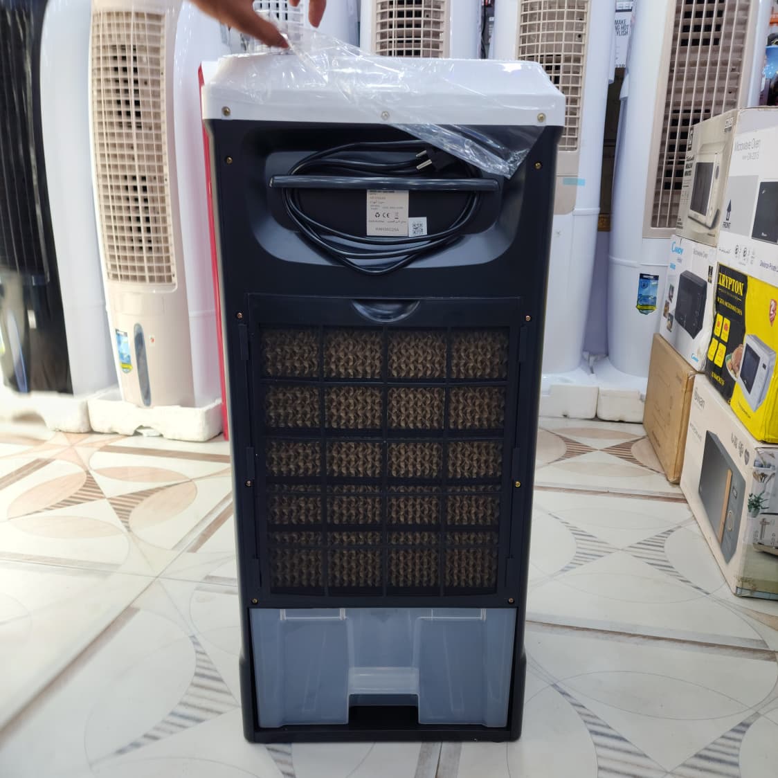Geepas Tower Air Cooler With Remote & LED Screen Control M GAS9435