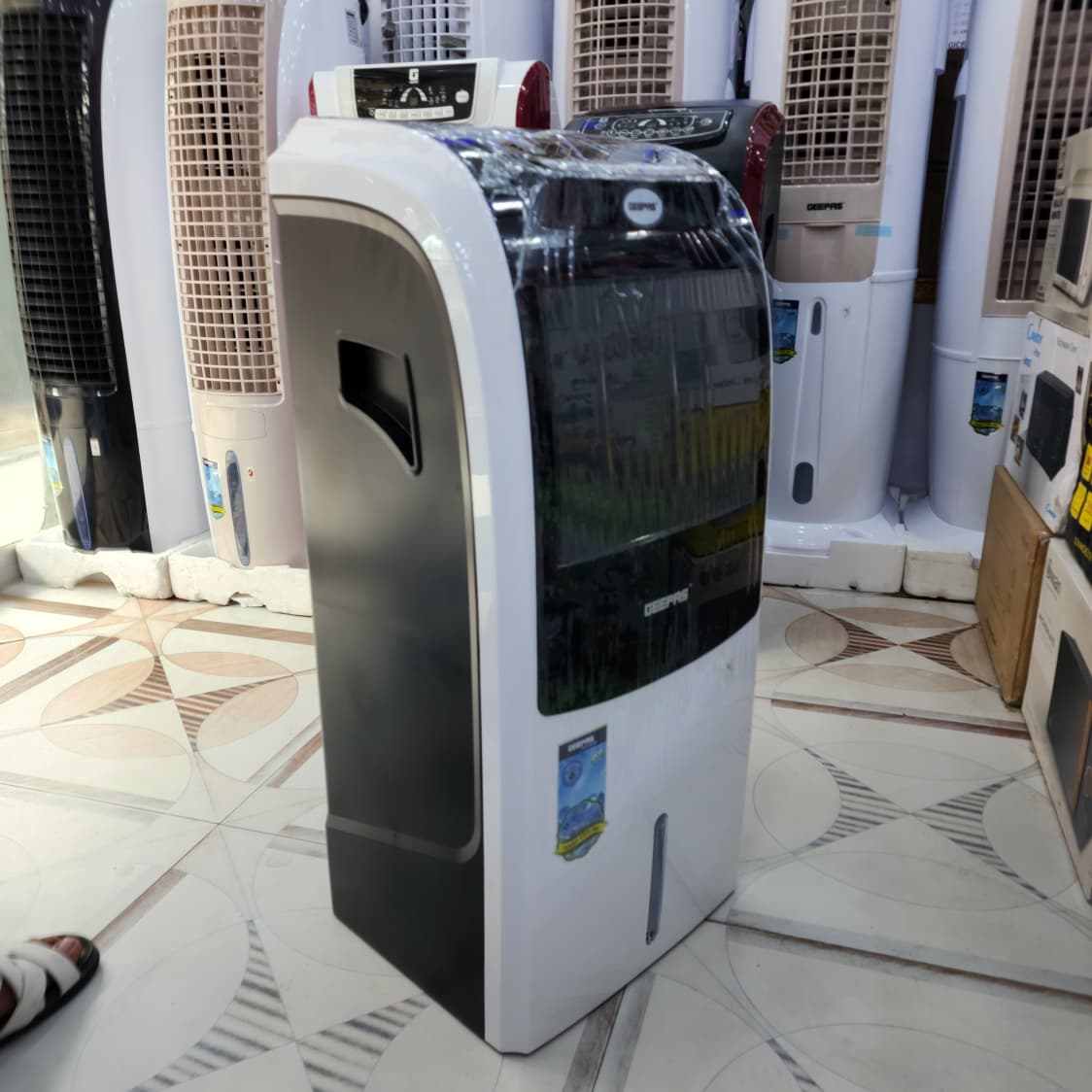 Geepas Tower Air Cooler With Remote & LED Screen Control M GAS9435