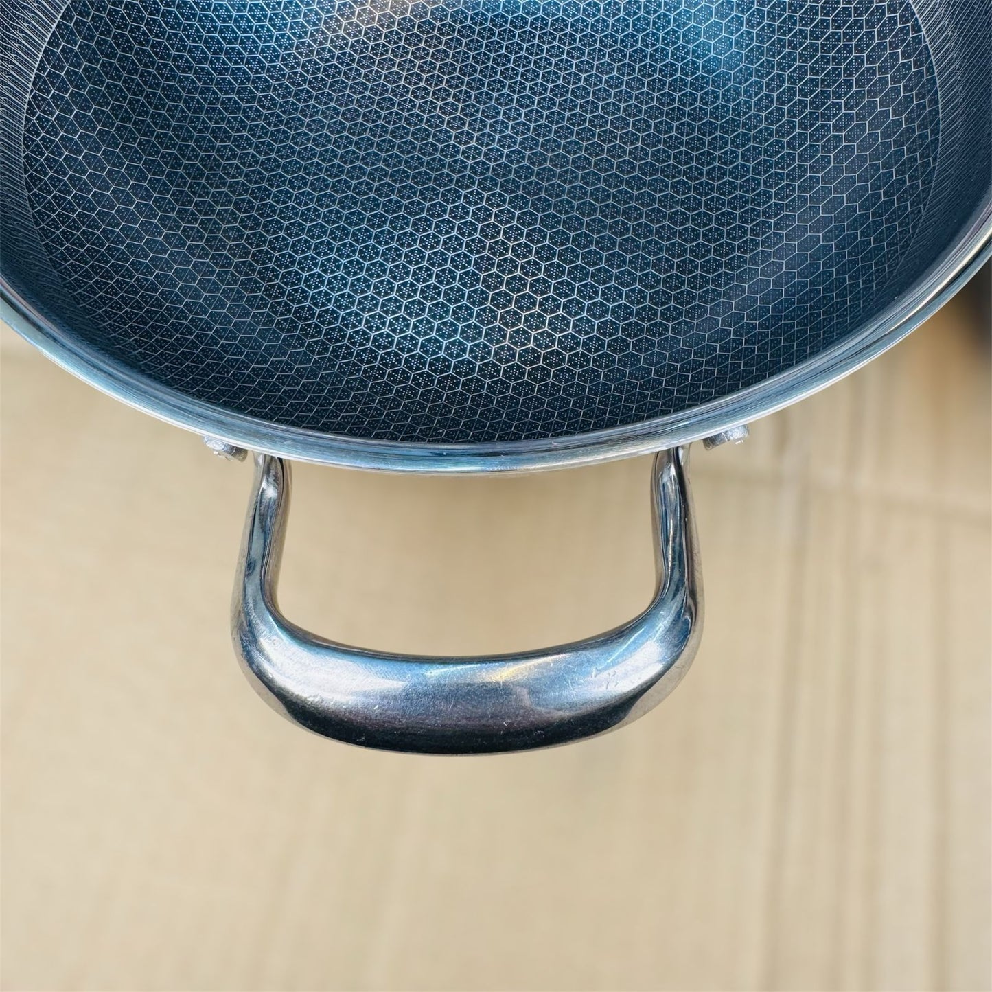 3 pcs Laser Coating Honeycomb Shallow Handi 30cm + 32cm + 34cm