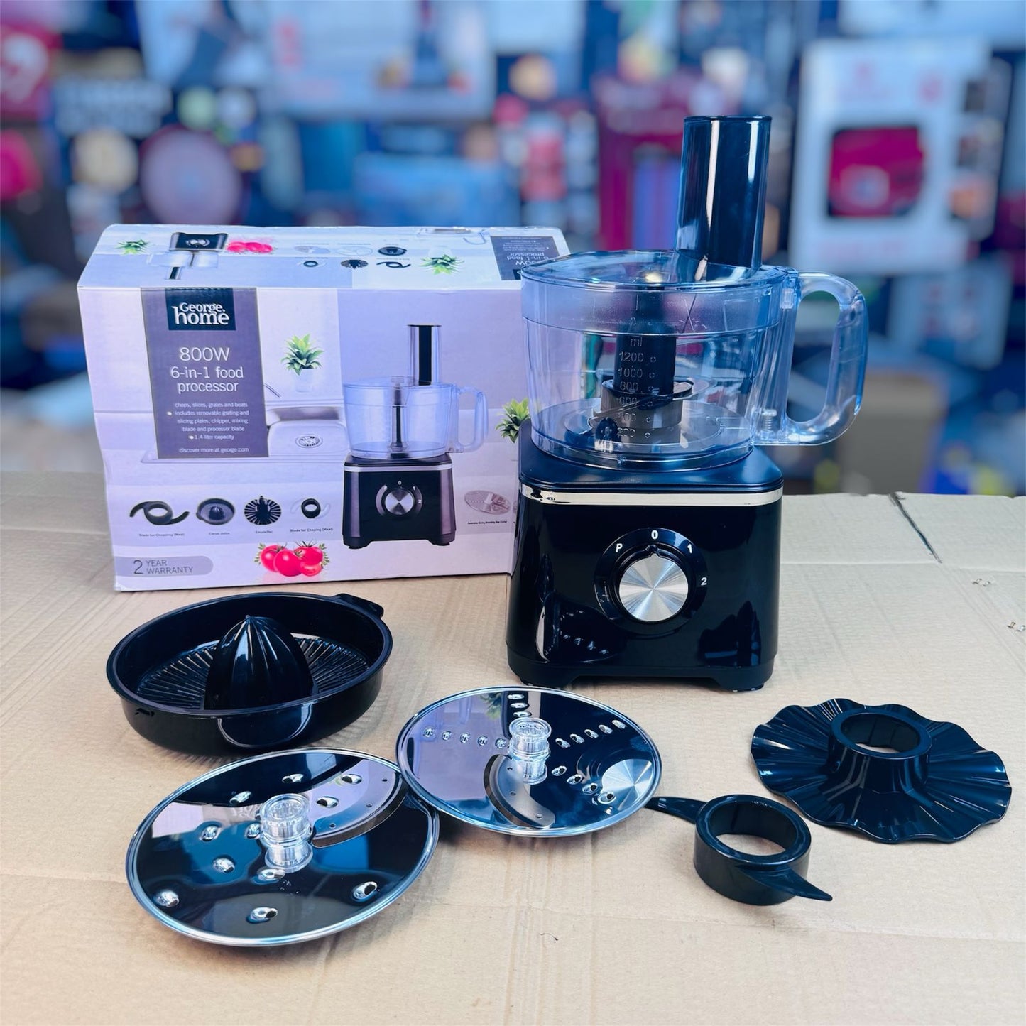 George home 6 in 1 food processor 800W