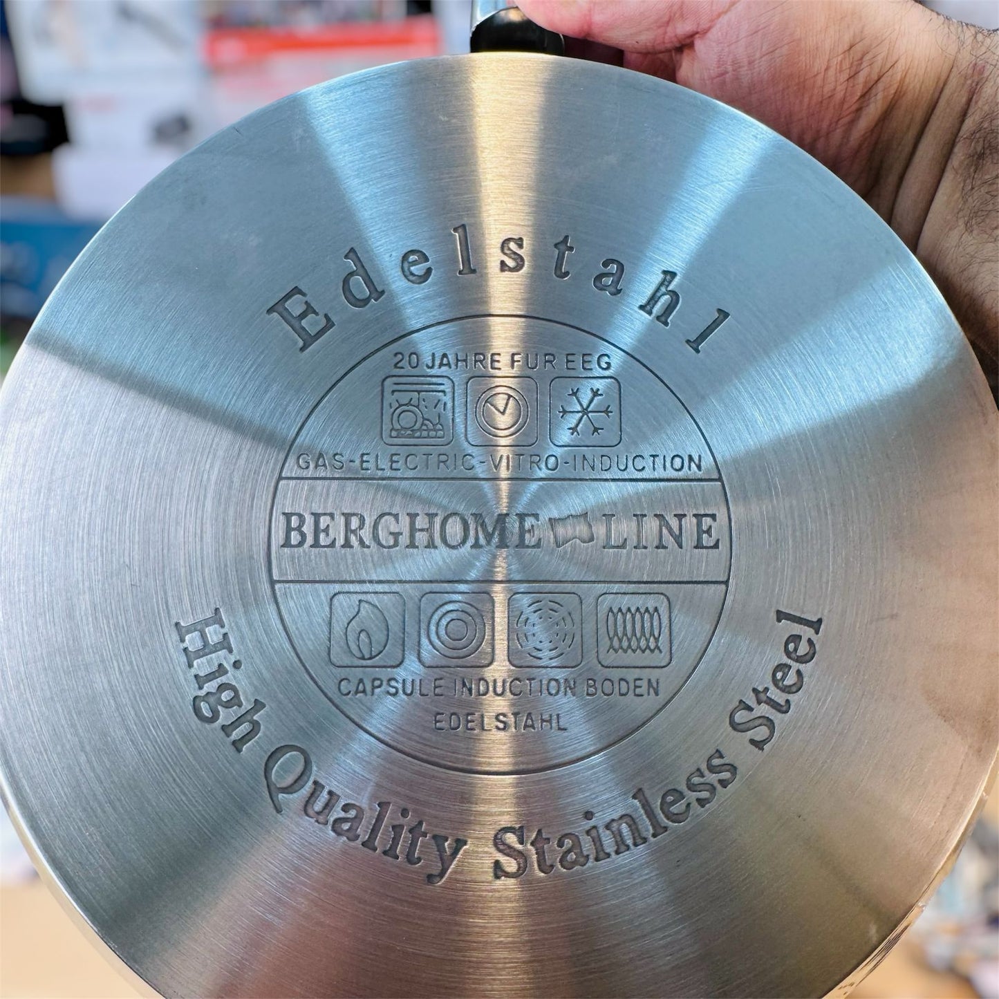 BERGHOME LINE 16 pieces stainless steel cookware set