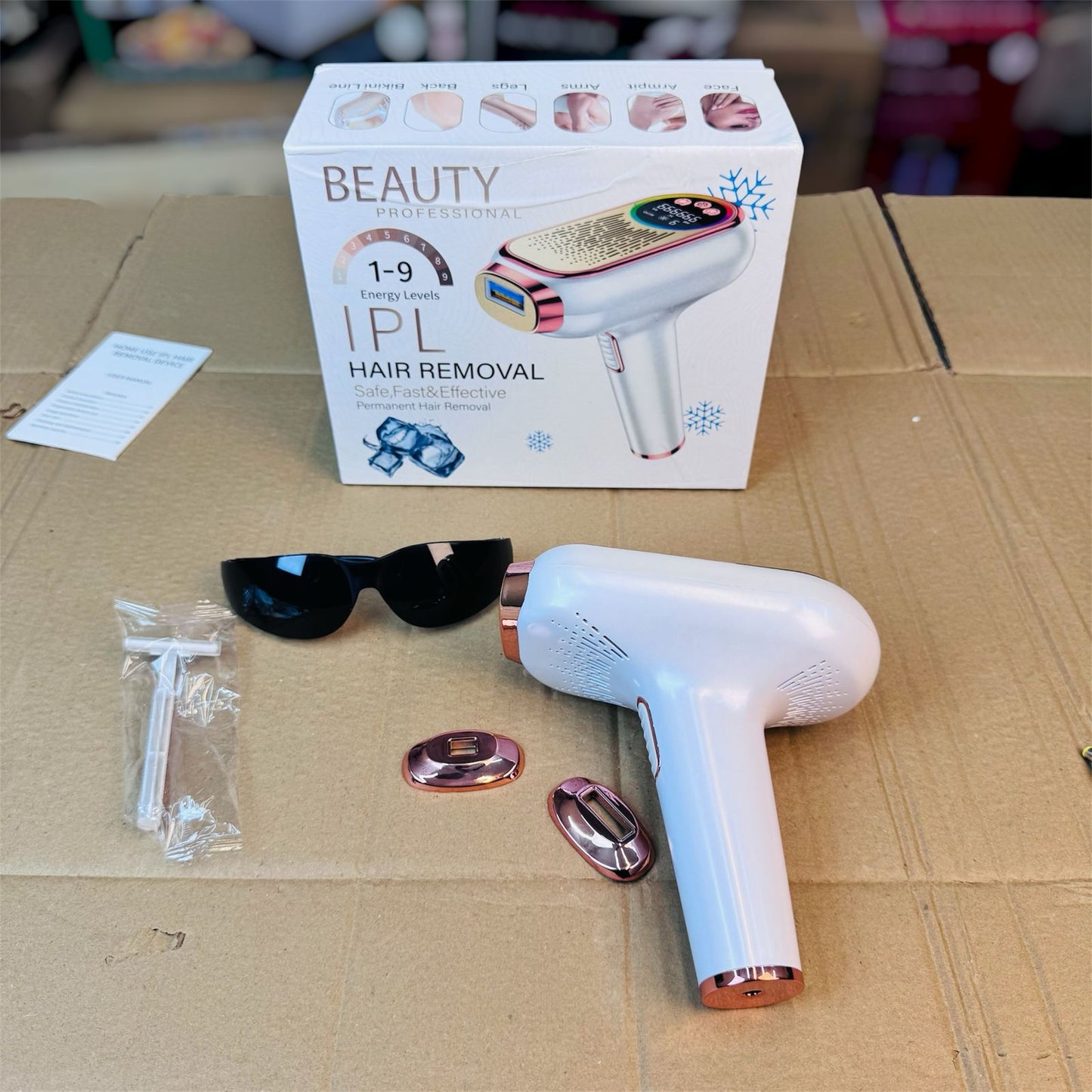 Beauty professional IPLS laser hair removal