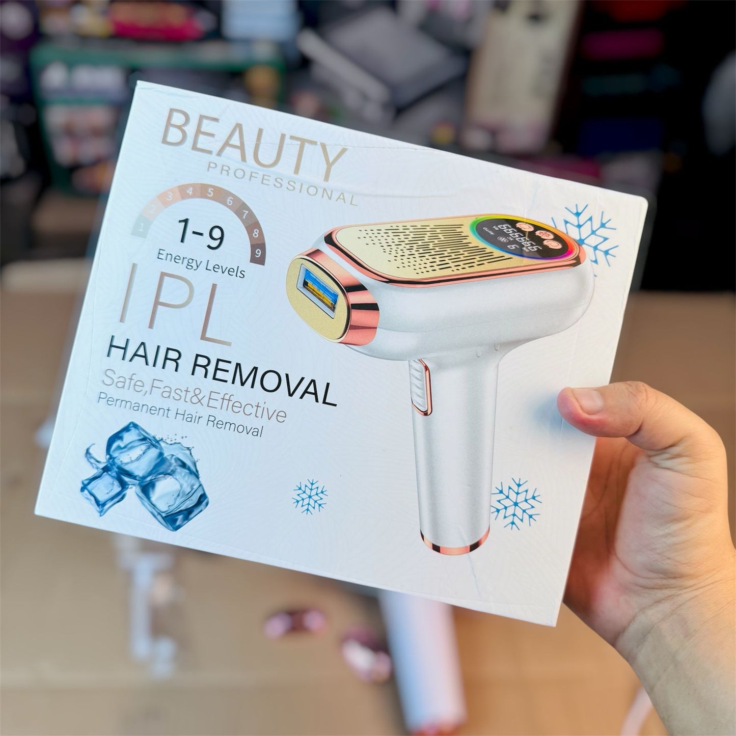 Beauty professional IPLS laser hair removal