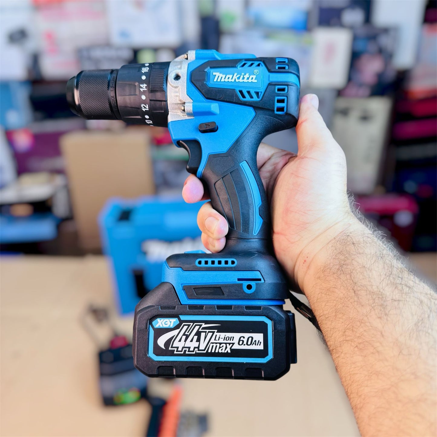 Makita & Dewalt brushless drill machine set