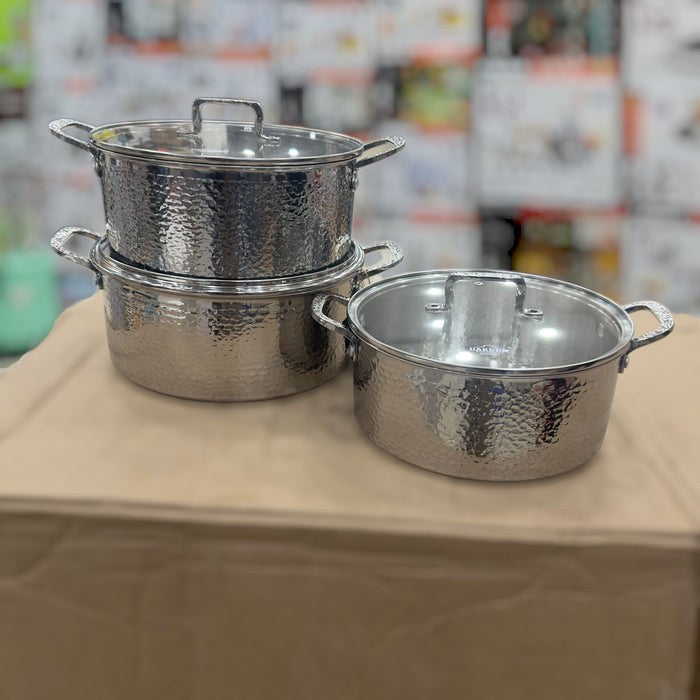 UAKEEN 6pcs Triply Stainless Steel Cookware Set (VK-59 / VK-60)