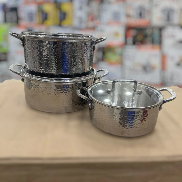 UAKEEN 6pcs Triply Stainless Steel Cookware Set (VK-59 / VK-60)