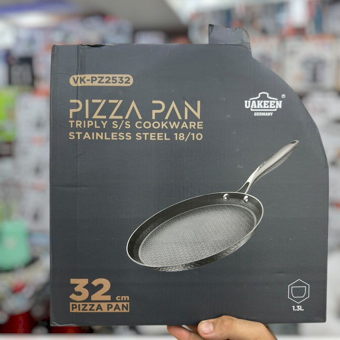 UAKEEN Laser-Coated Induction Pizza Pan