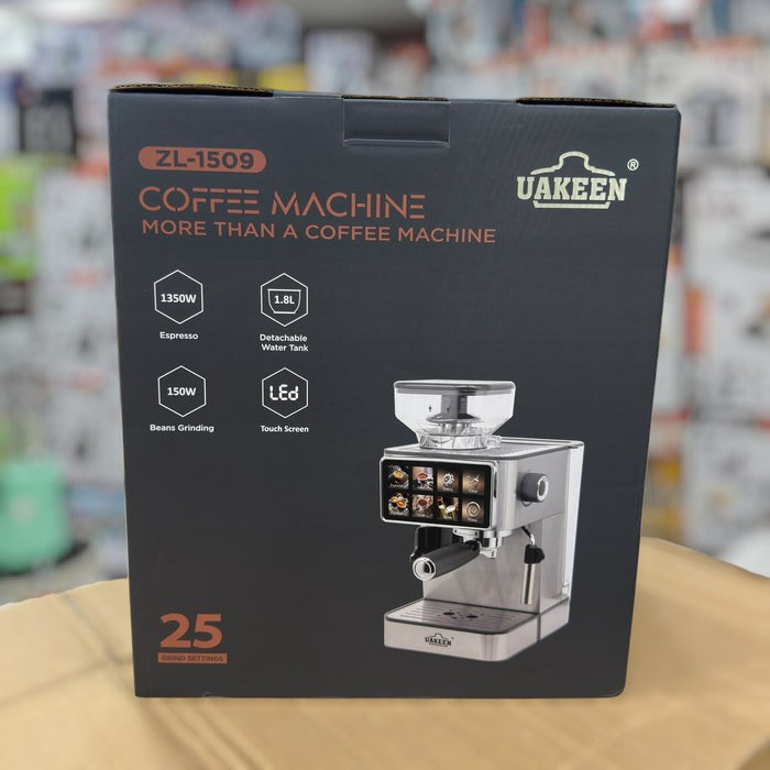 UAKEEN Espresso Coffee Machine with Grinder ZL-1509
