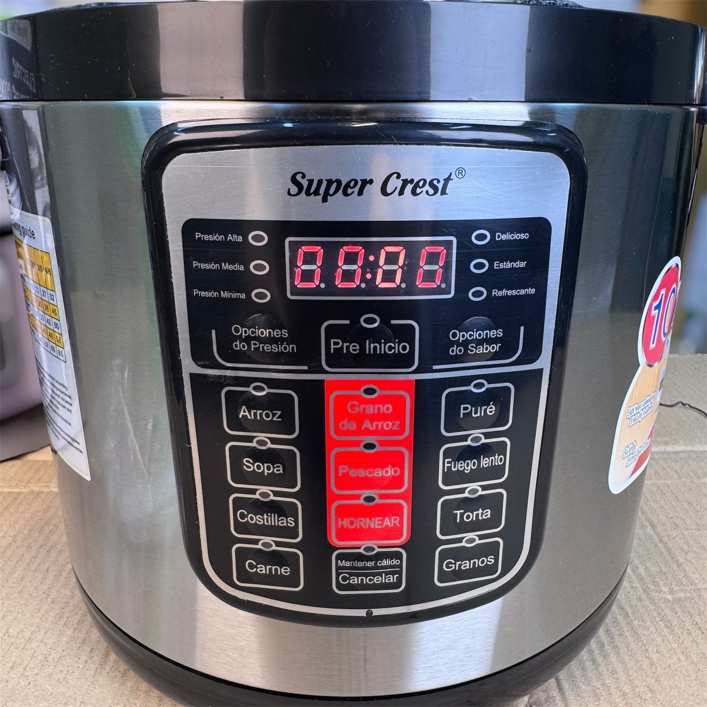 Super crest 10 in 1 6L electric  pressure cooker M SCT3005