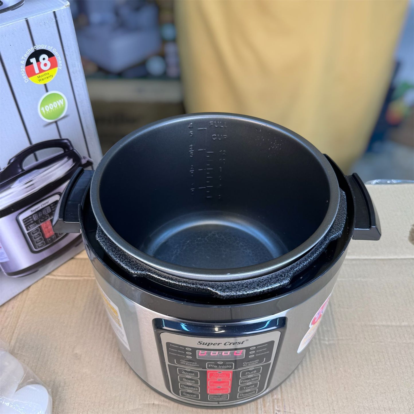 Super crest 10 in 1 6L electric  pressure cooker M SCT3005