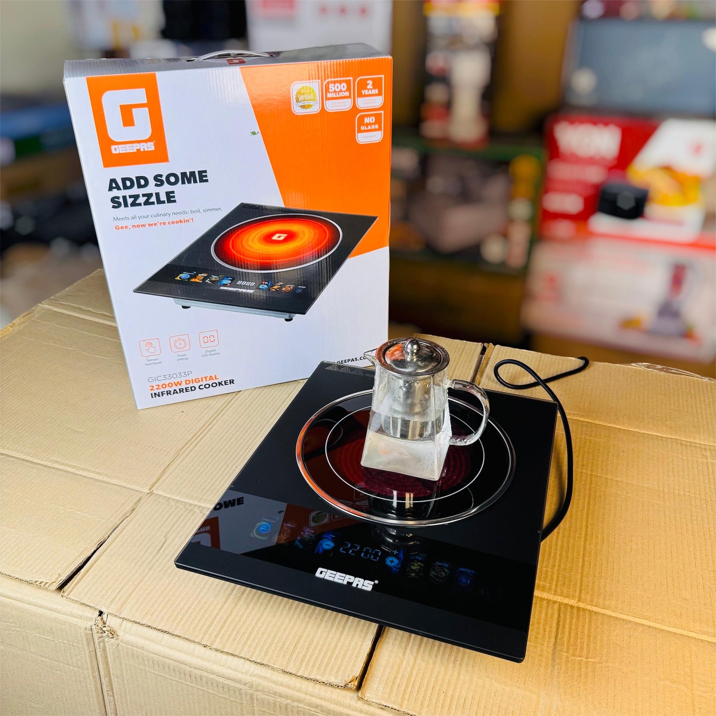 Geepas multifunction Infrared cooker GIC 33033P