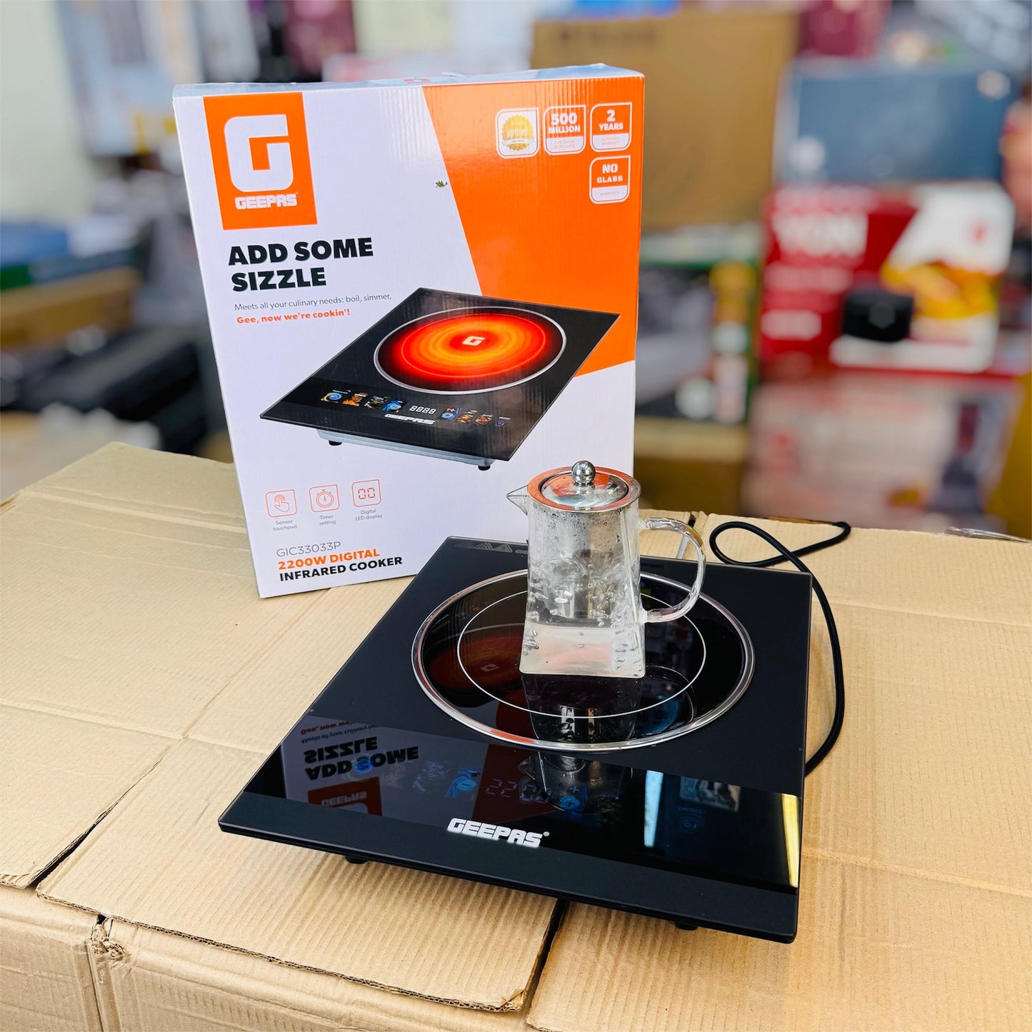 Geepas multifunction Infrared cooker GIC 33033P