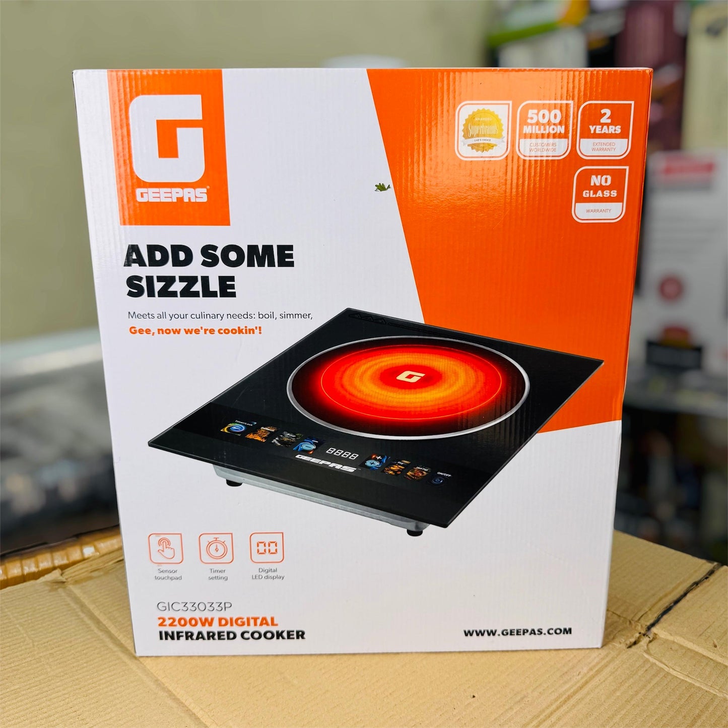 Geepas multifunction Infrared cooker GIC 33033P