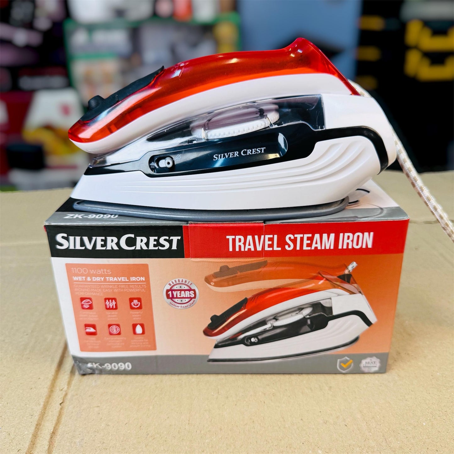Silver crest travel steam iron ZK9090