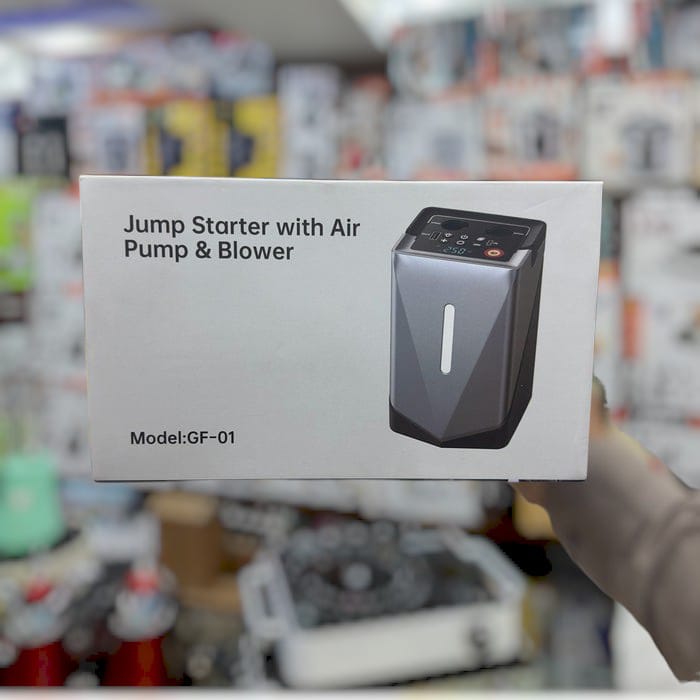 6 in 1 jump starter with air pump & blower GF01