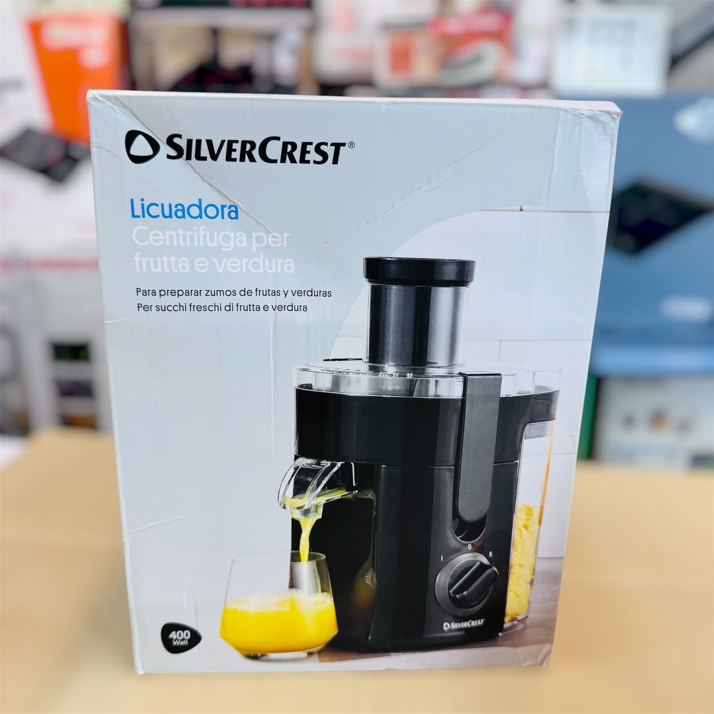 Silver Crest 400W Electric Juicer Machine – Fruit & Vegetable Juice Extractor