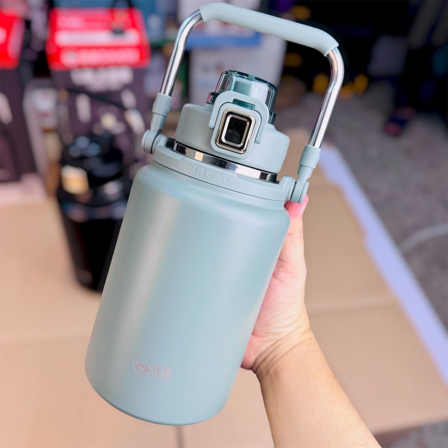 D-Kadi Hot & Cool Insulated Water Bottle 1.8L