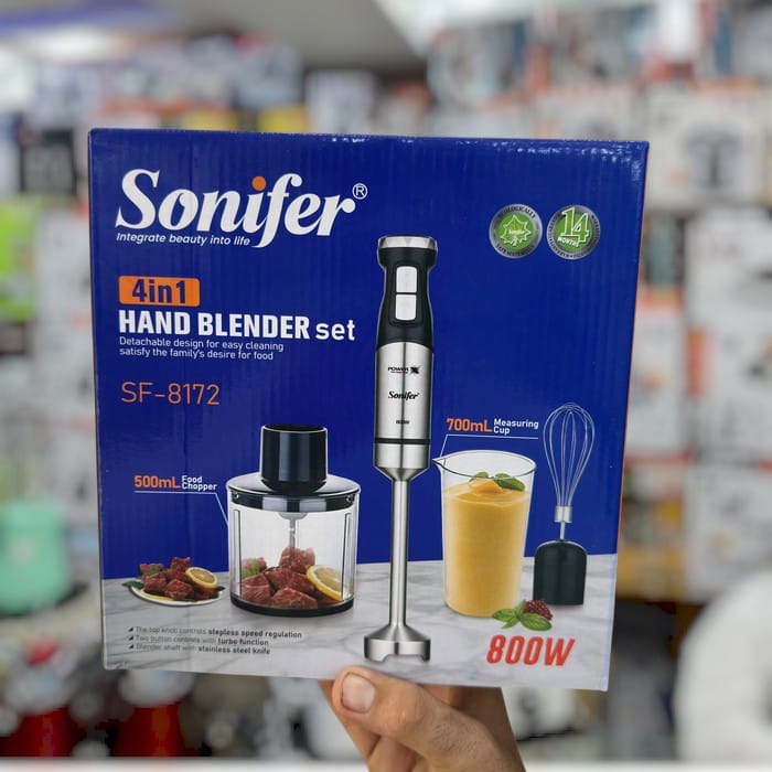 Sonifer 4-in-1 Electric Hand Blender Set SF-8172