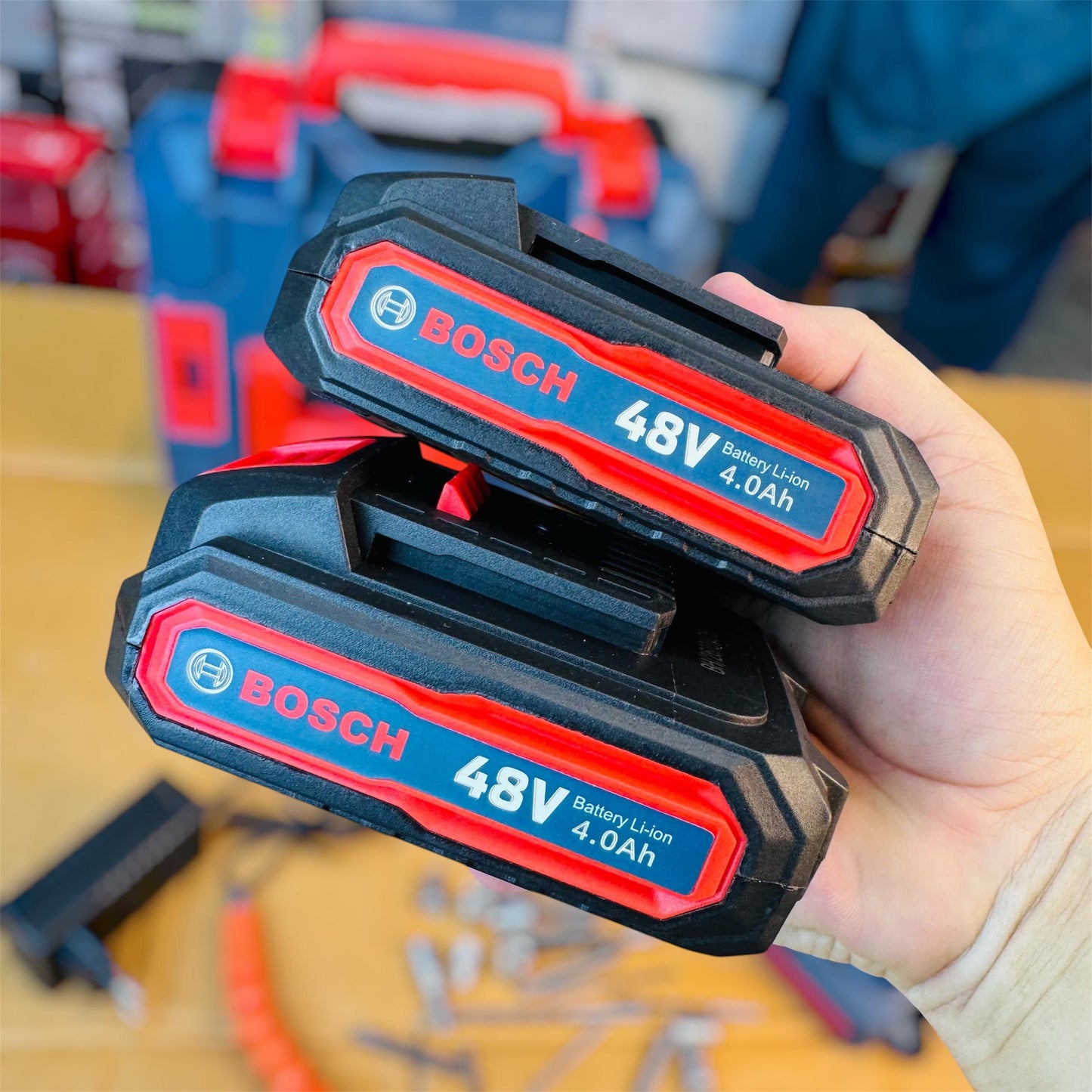 Bosch 2in1 drill & impact wrench with tools