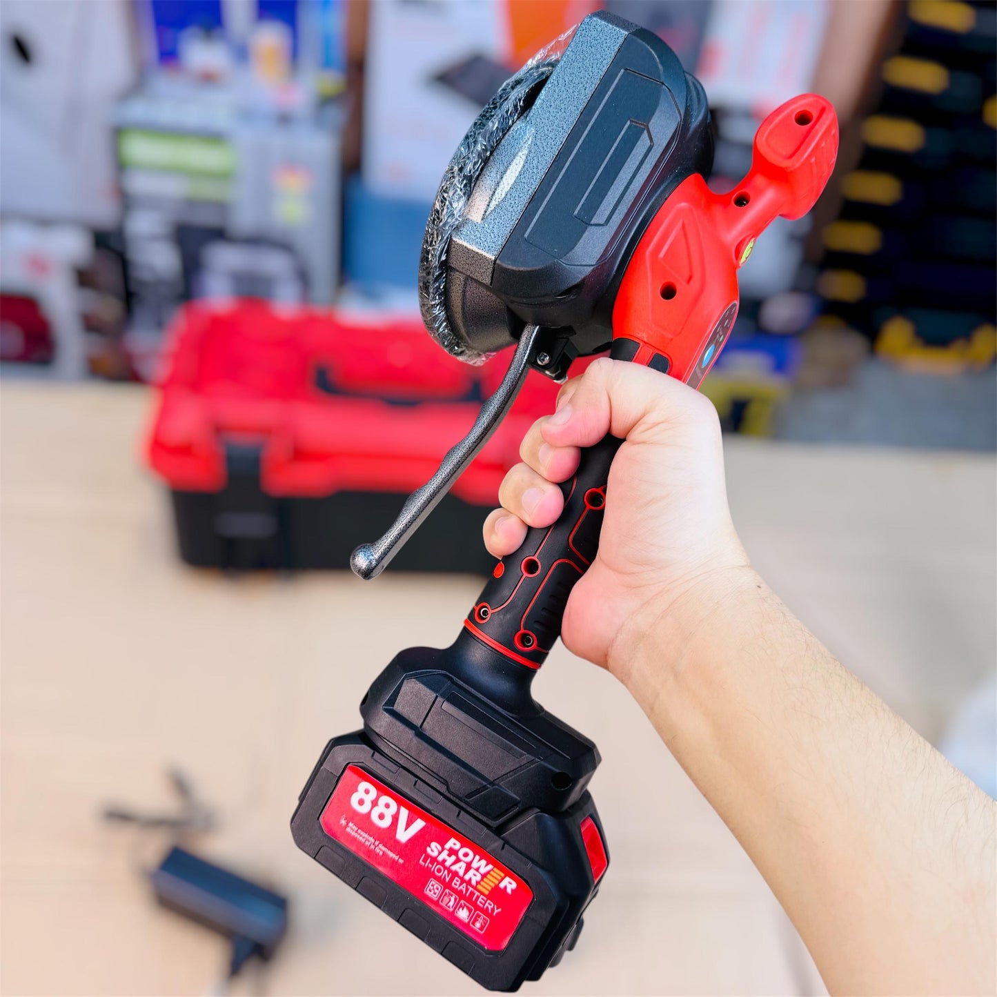 Cordless Tile Vibrator with 2 Batteries – Professional Tile Leveling Tool