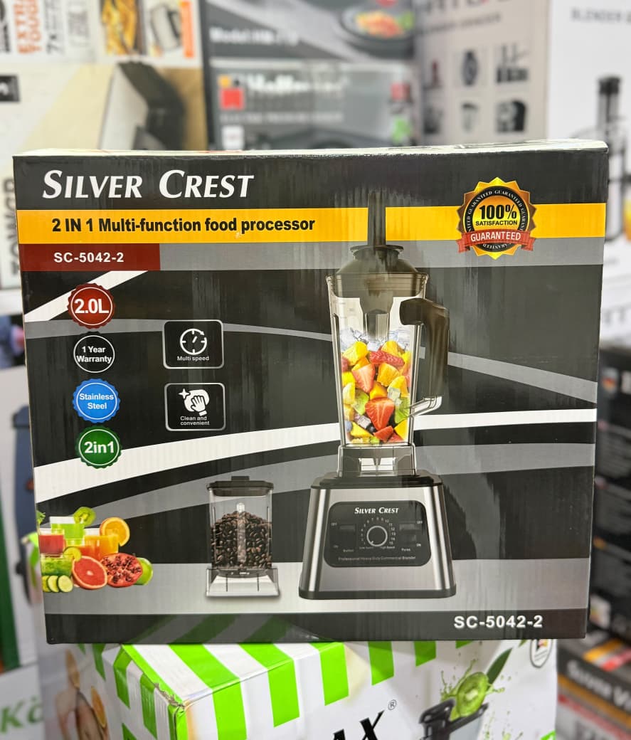 Silver crest 2-in-1 Multifunction Food Processor – Electric Chopper & Mixer