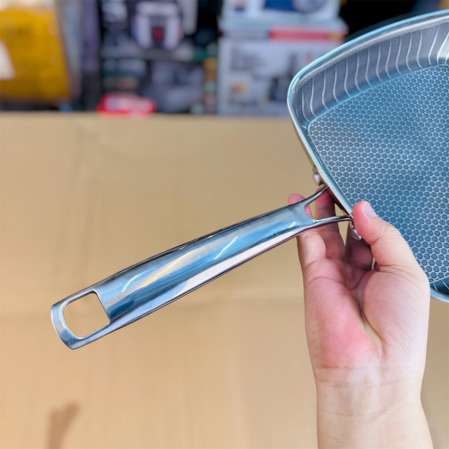 Laser Coating Square Frypan 26cm – Non-Stick Frying Pan